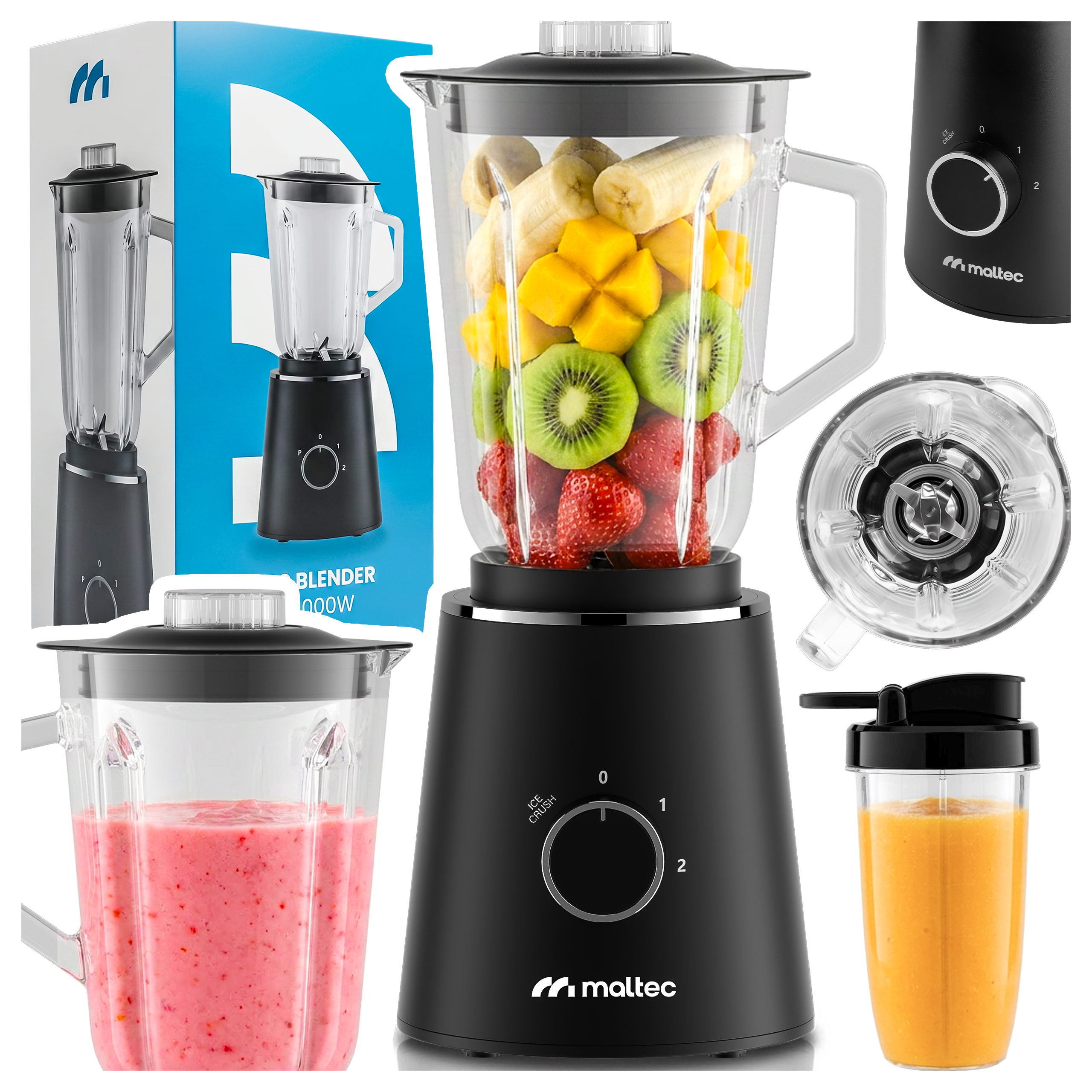 MalTec Stolní mixér BL1000W + příslušenství