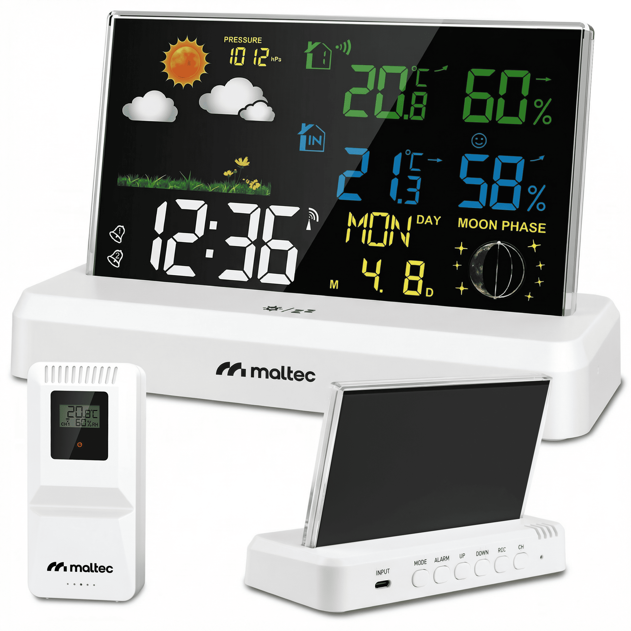 MalTec Bezdrátová meteostanice Daily2000M WH